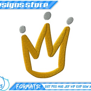 CROWN APPLIQUE DESIGN, crown applique embroidery machine, tiara princess applique design, crown king queen applique design embroidery crown
