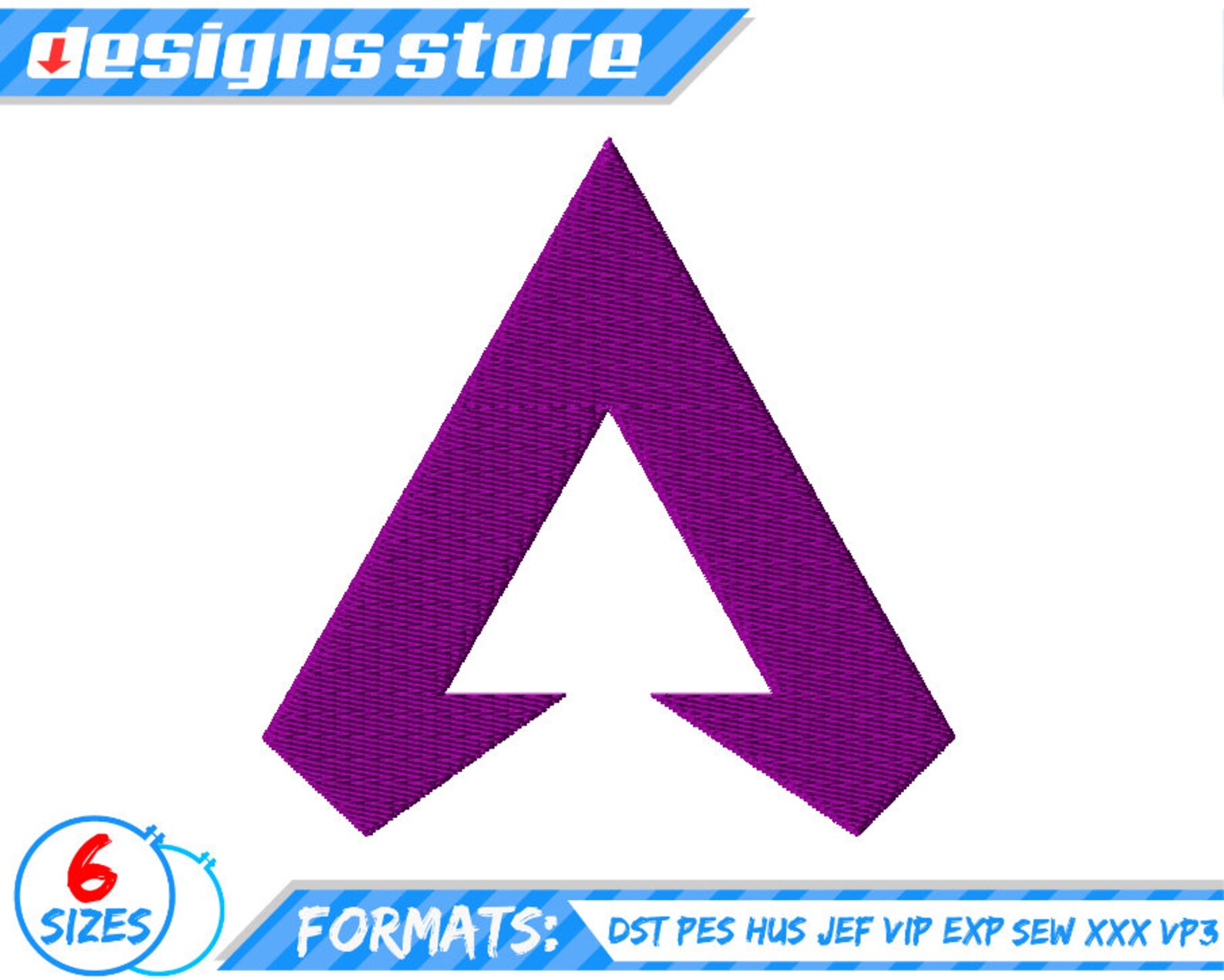 APEX EMBROIDERY DESIGN Apex Legends Embroidery Design Apex Etsy