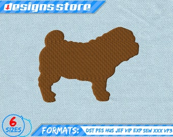 SHAR PEI EMBROIDERY design, dog shar pei machine embroidery design, dog breed shar pei embroidery design pet love shar pei design embroidery