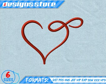 HEART EMBROIDERY DESIGN, valentine infinity love machine embroidery design, heart valentine embroidery design, heart infinity embroidery
