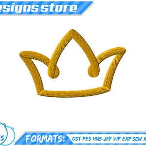 CROWN APPLIQUE DESIGN, crown applique embroidery machine, tiara princess applique design, crown king queen applique design embroidery crown