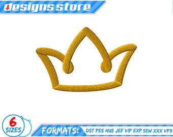 CROWN APPLIQUE DESIGN, crown applique embroidery machine, tiara princess applique design, crown king queen applique design embroidery crown