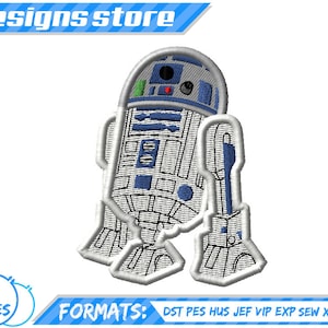 SATR WARS R2D2 EMBROIDERY Design Star Wars Embroidery Design R2D2 Darth Vader Embroidery Design Star Wars BB8 kylo r2d2 embroidery design