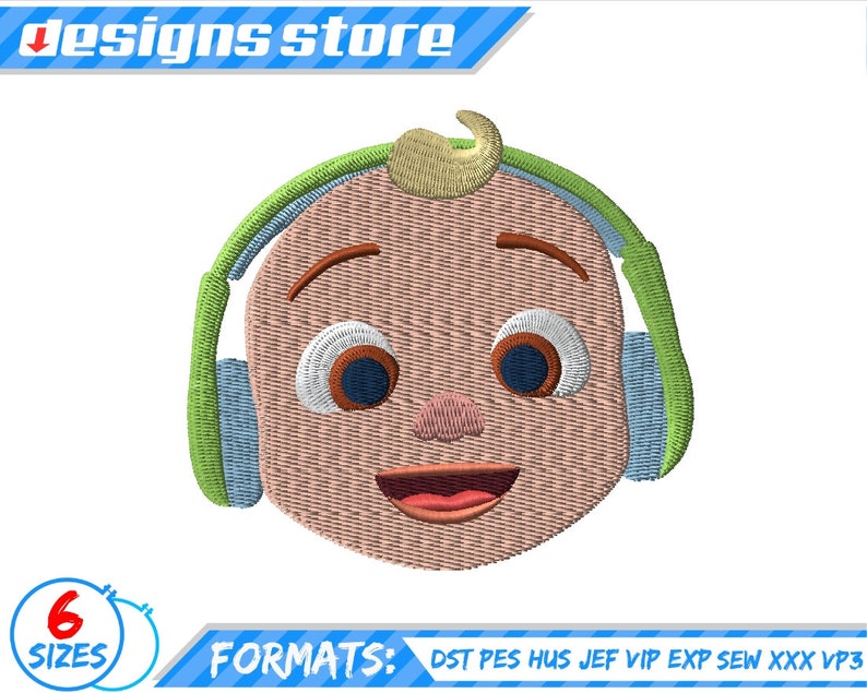 Baby embroidery design cocomelon kid embroidery design baby  etsy Baby embroidery design cocomelon kid embroidery design baby  etsy