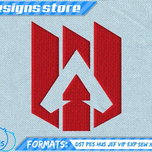 APEX EMBROIDERY DESIGN Apex Legends Embroidery Design Apex Titanfall Embroidery