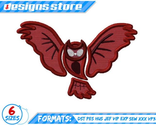 OWLETTE logo transform APPLIQUE DESIGN machine embroidery pj | Etsy