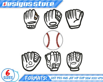 BASEBALL APPLIQUE DESIGN, sport ball cap bat glove applique embroidery design, baseball cap glove embroidery design, sport cap bat applique
