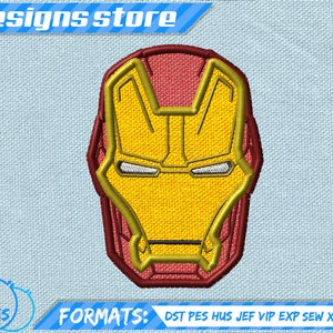 IRONMAN SUPERHERO APPLIQUE superhero embroidery design iron man applique embroidery design Superhero Ironman Avengers embroidery Design hero