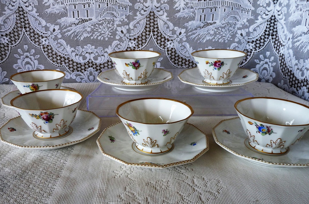 Nymphenburg Bavaria (Perl) Pearl Una o un set da tazze da tè e