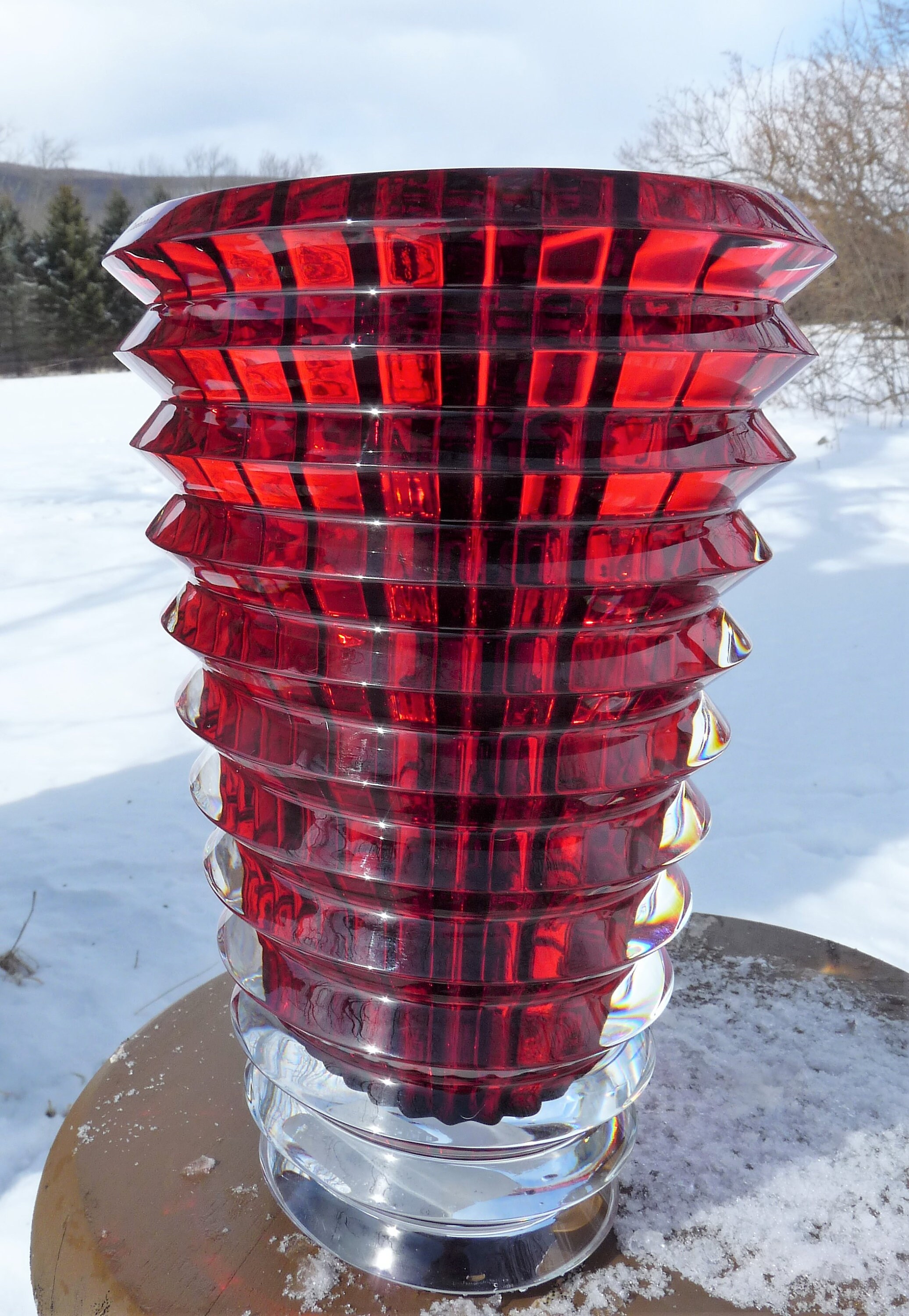Baccarat, France - Modern Sculptural Large OVAL 