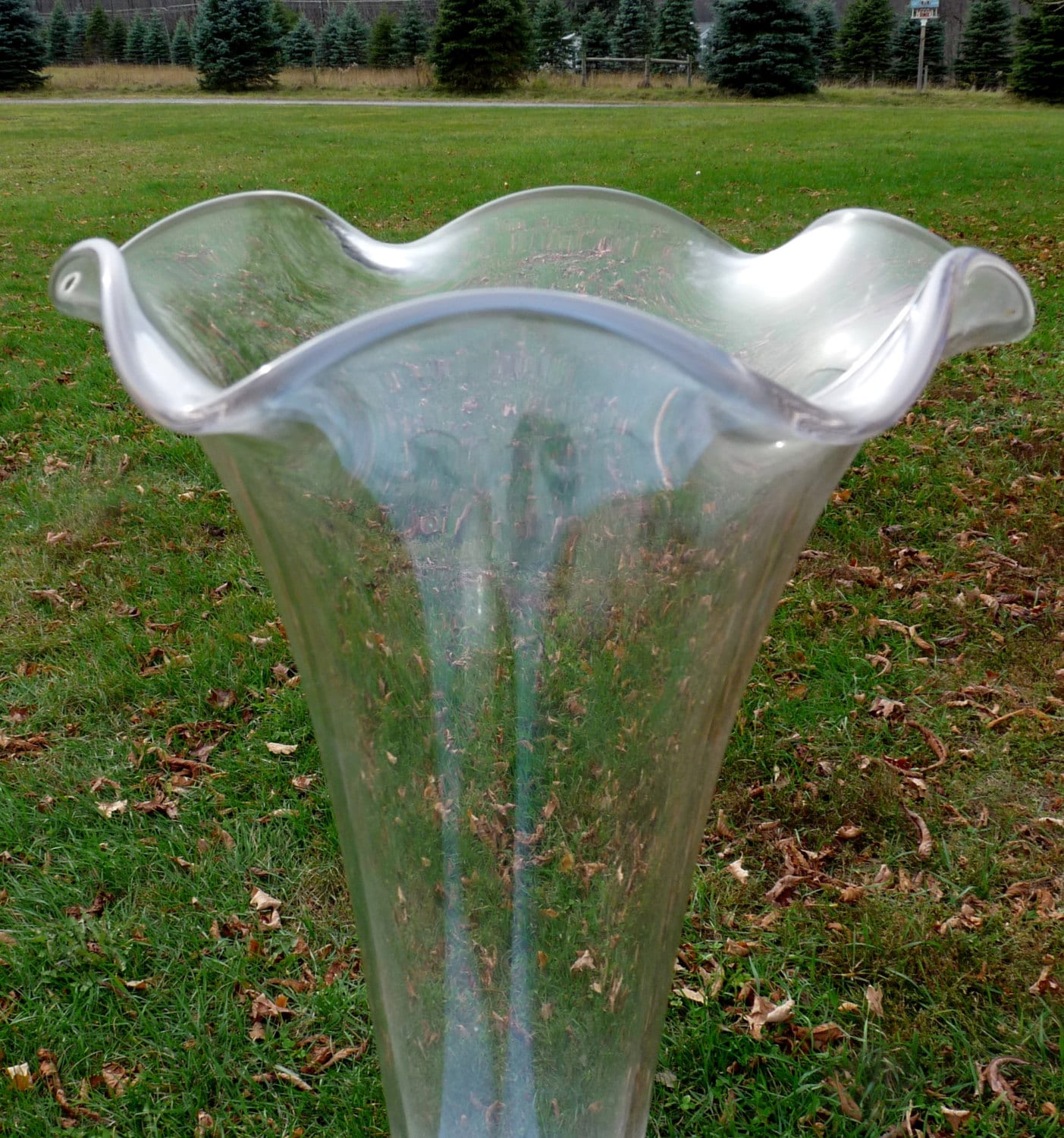 Murano vase controlled bubbles - Etsy 日本