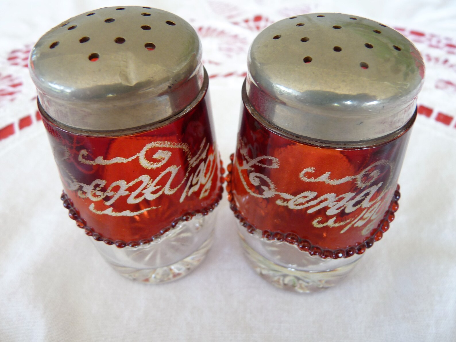 EAPG Ruby Red Flash / Stained Red Glass CHOICE: SOUVENIR - Etsy