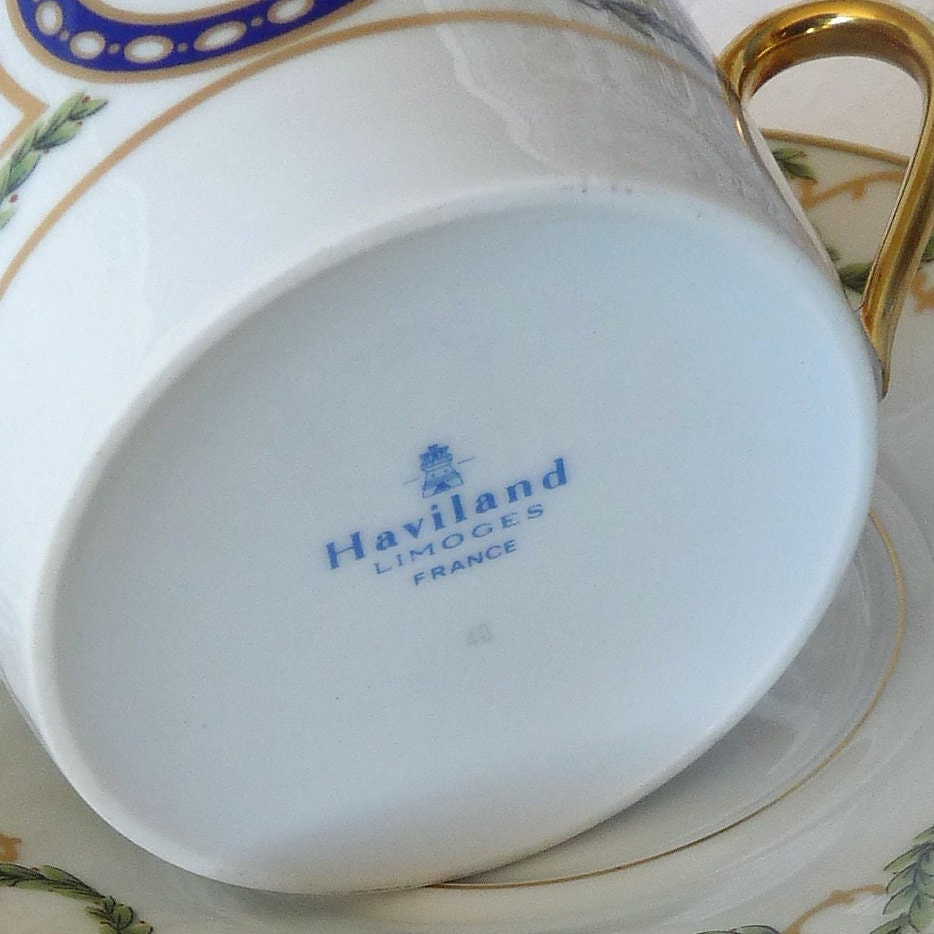 HAVILAND LIMOGES Louveciennes トリオ 本店は 19453円引き fusobelarus.by