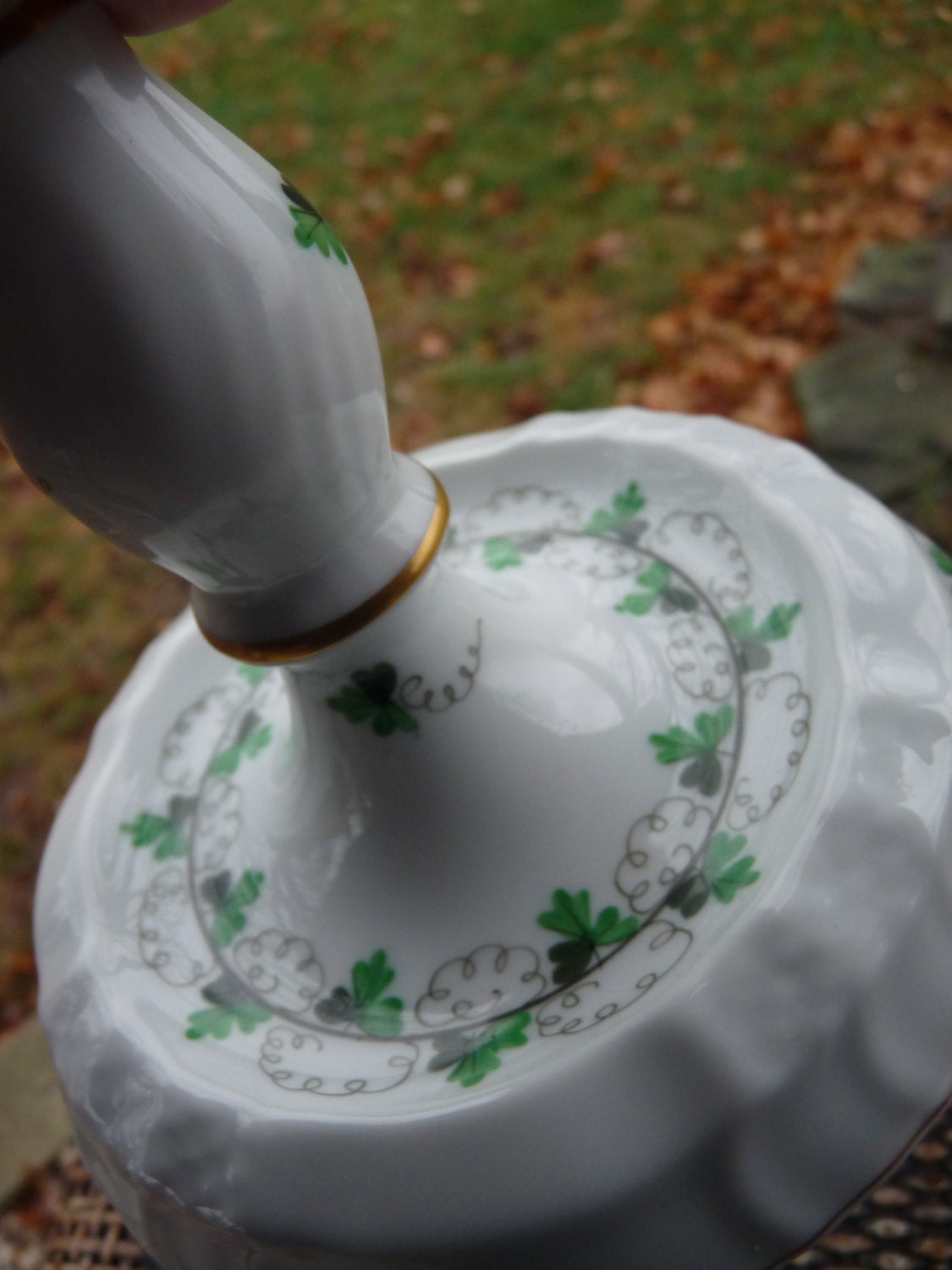 HEREND Made in Hungary Rare Hand Painted PERSIL parsley Etsy