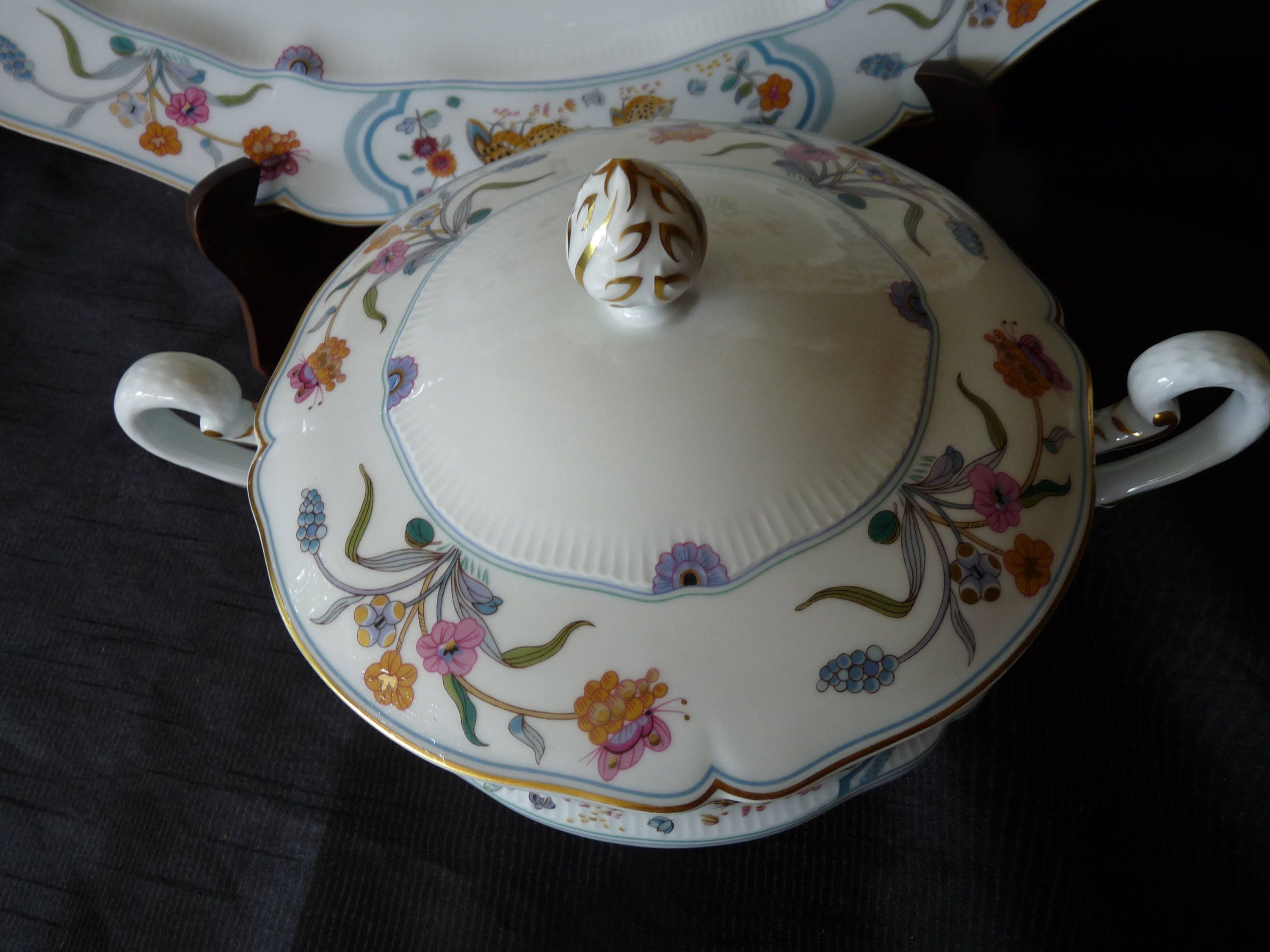 Haviland Limoges France GOLDEN QUAIL aux Cailles Etsy UK