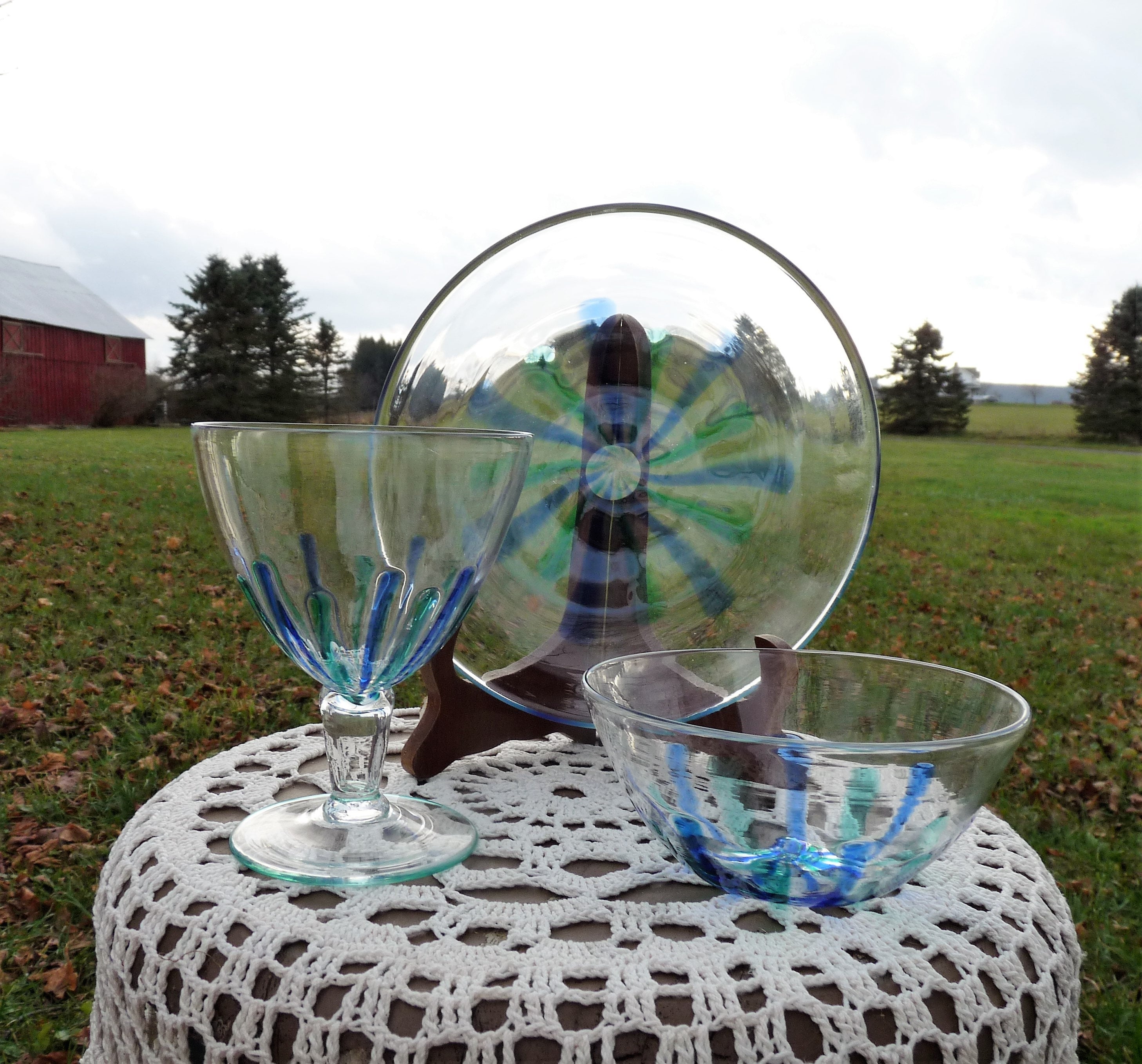 Salviati Glass Plates - Etsy