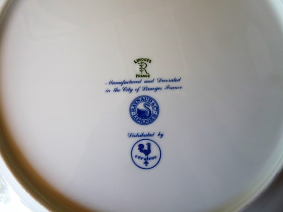 Raynaud, Limoges France - Salmon Orange Band HORIZON Presentation