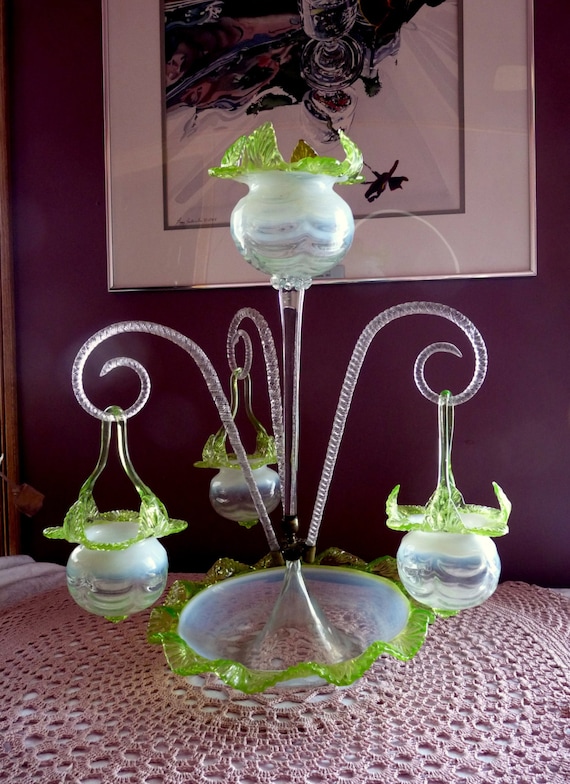 アンティーク フランス 手描きのガラス オブジェ 【公式通販】