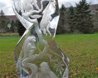Moser, Czech Republic - Signed SVOBODA Hand Cut Clear