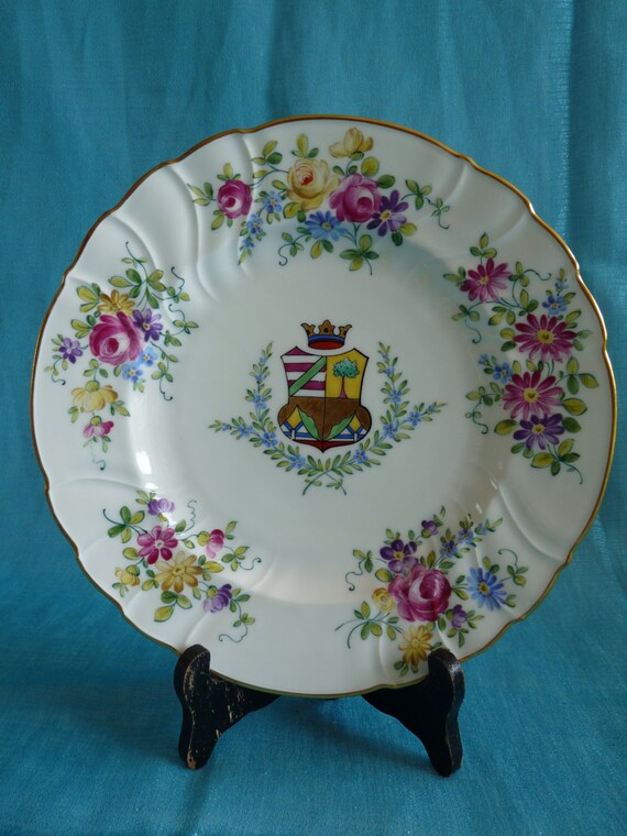 ドレスデン リヒャルト・クレム プレート2枚 フラワープレート