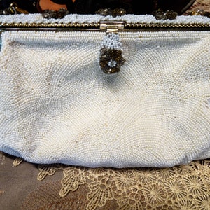 Precioso bolso de mano vintage Charlet de Kaplan and Gordon (K&G), bolso de noche, bolso de teatro y bolso de boda.