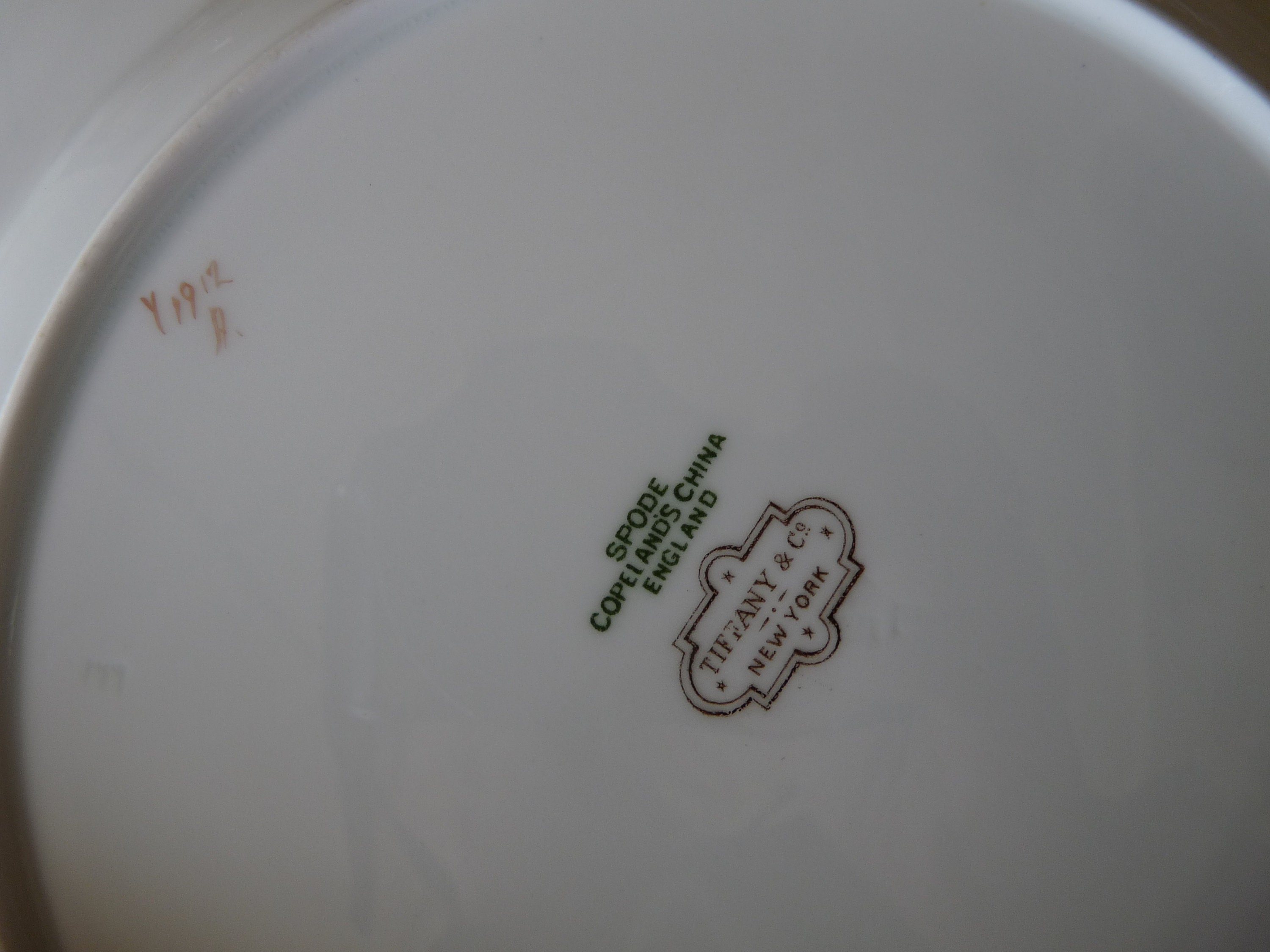 Copeland Spode, England for Tiffany Co. - SET 6 - Pastry Dessert