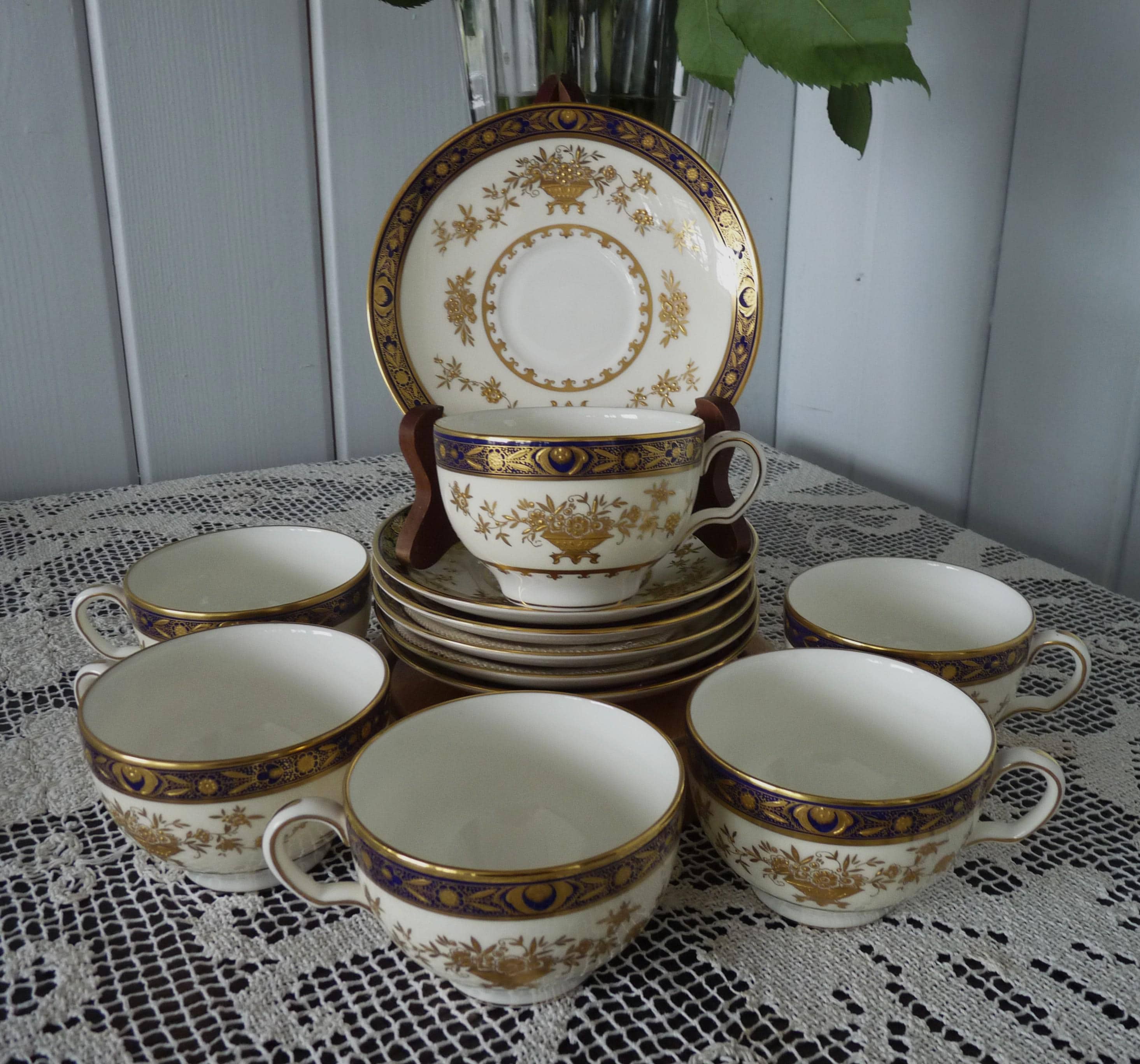 Minton Cobalt Blue and Gold - Etsy