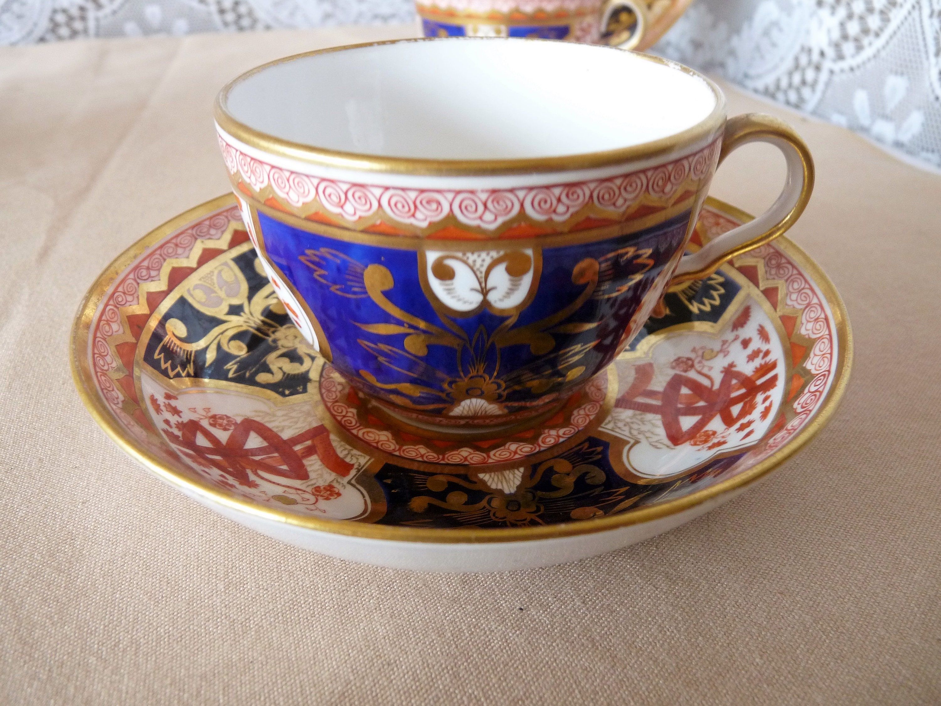 スポード 豪華伊万里模様 ・ DEMI カップ＆ソーサー （一級品