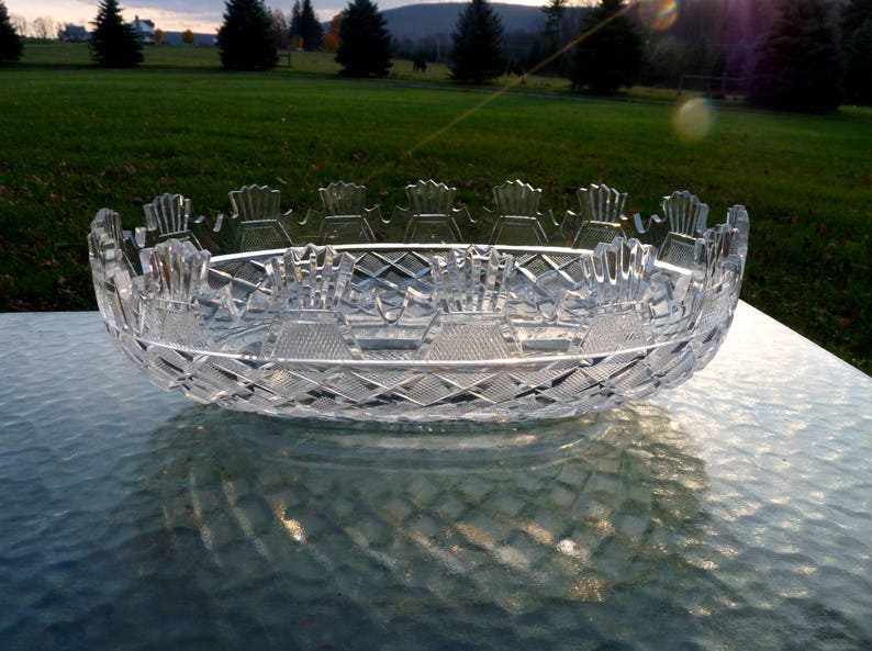 WATERFORD Signed Crystal Heritage Collection 13.75 - Etsy