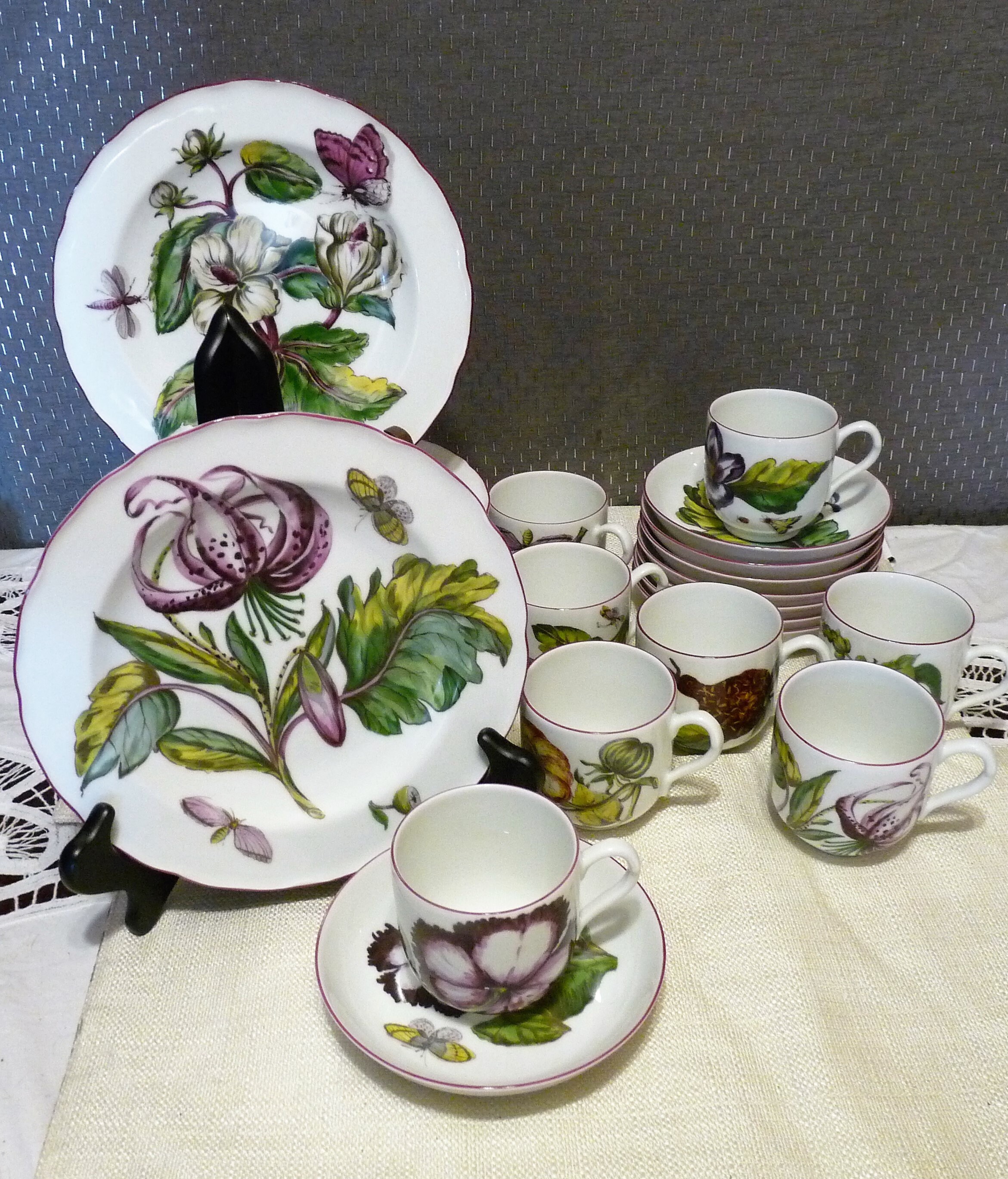 食器 Antique,Vista Alegre, Mottahedeh 6 Piece Mottahedeh Vista Alegre Serving Dish Set - 6 Piece