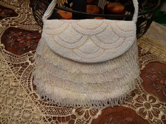 Gorgeous, Vintage Magid - Beaded Clutch / Evening… - image 1