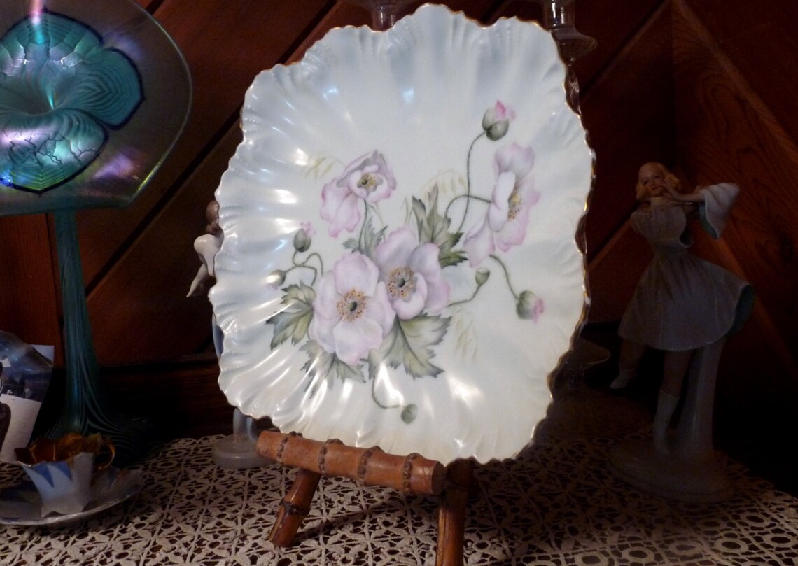 Limoges France A. LANTERNIER of Hand-painted Wild Rose | Etsy