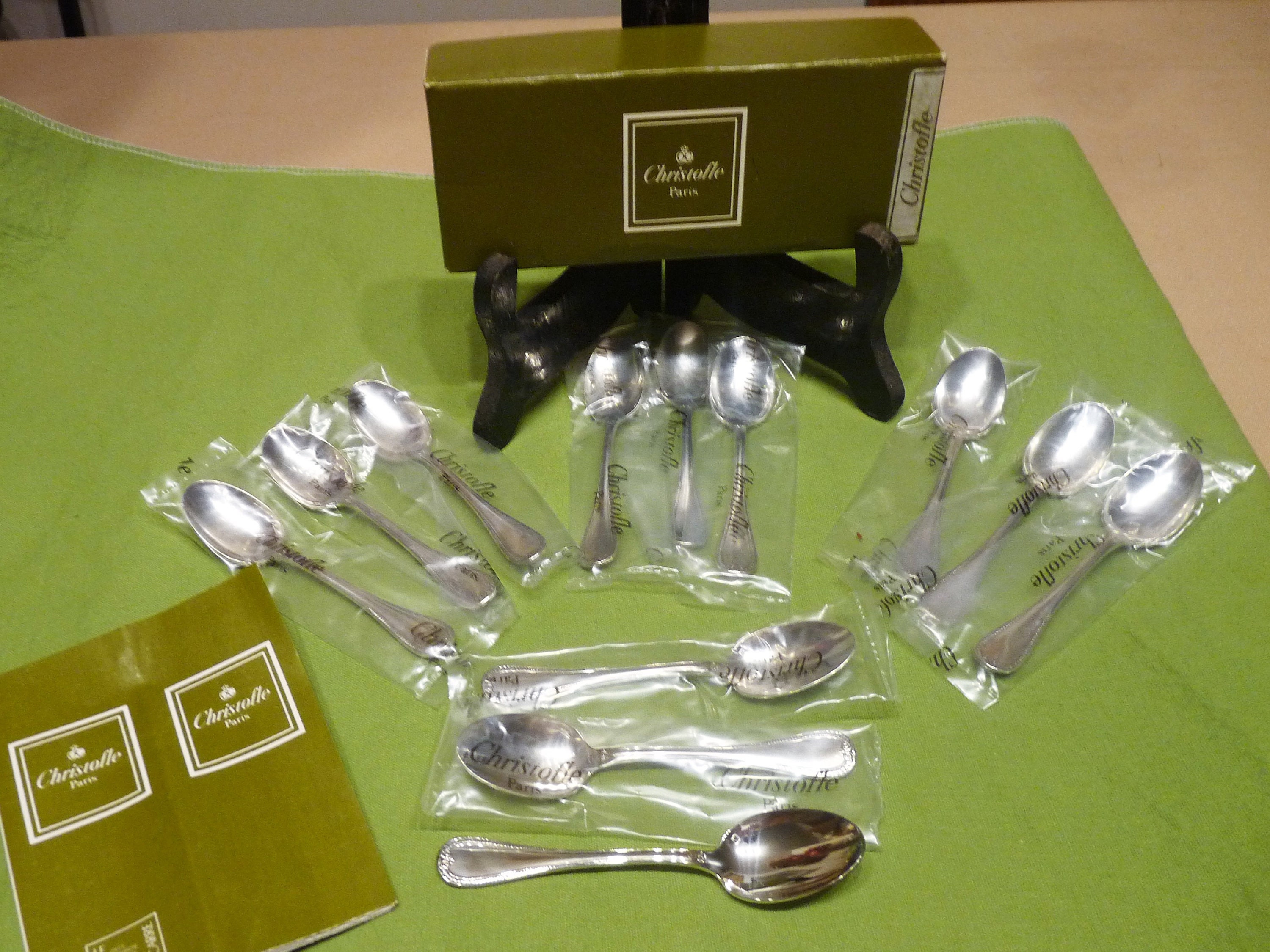 M*a様 Christofle Paris スプーン 6本セット CHRISTOFLE, Paris France - Art Deco 1930's 