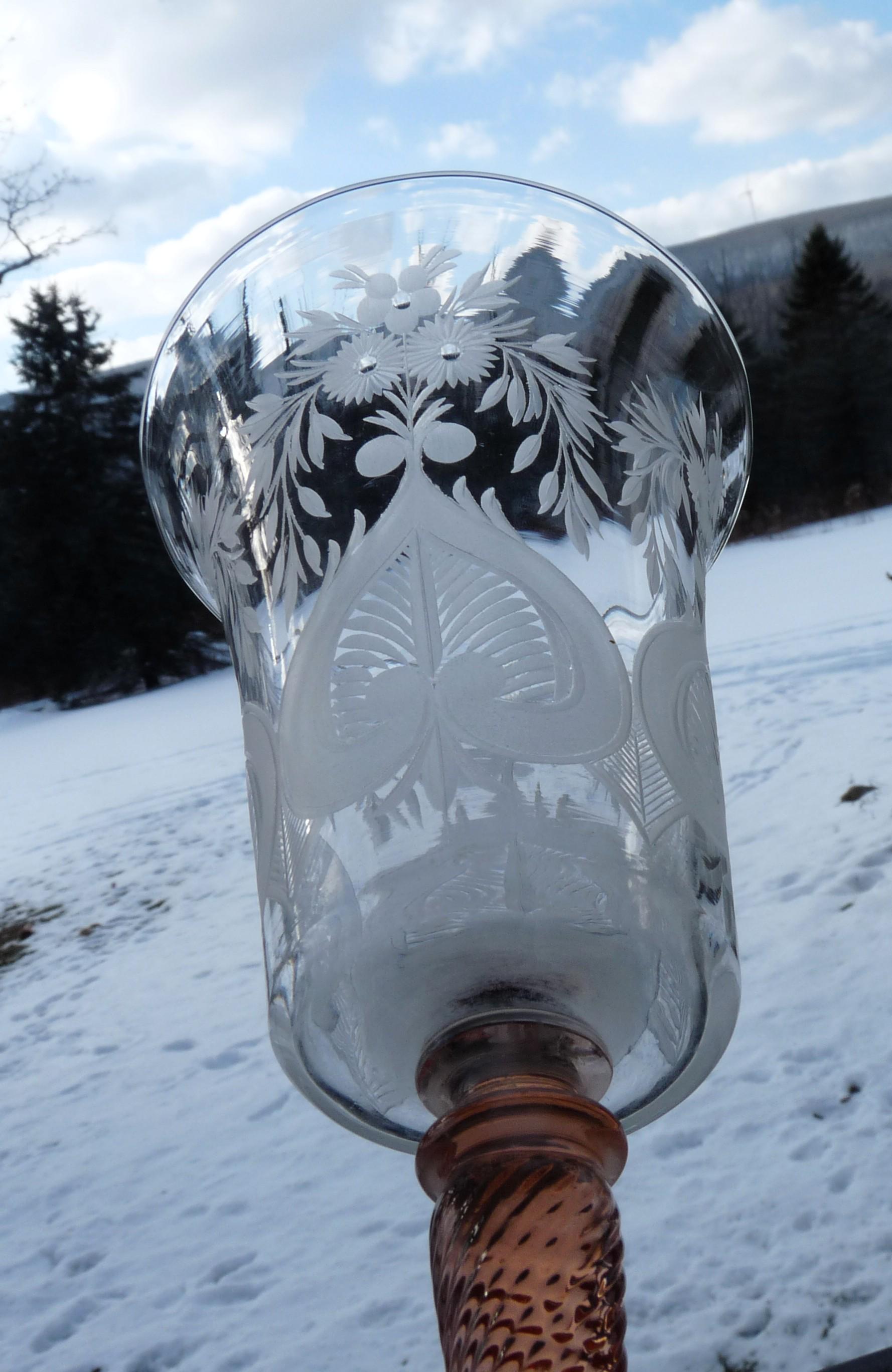 Vintage Steuben Wine Glasses - Etsy