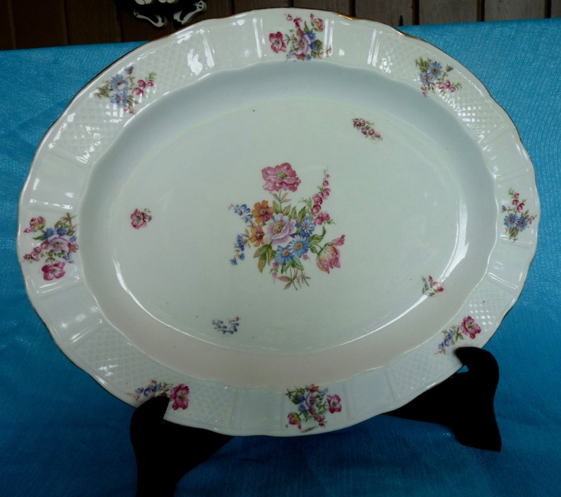Leonard Bernardaud Limoges France B & Co. Floral pattern Etsy