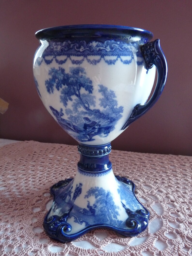 Doulton Burslem England WATTEAU Musical Serenade Etsy