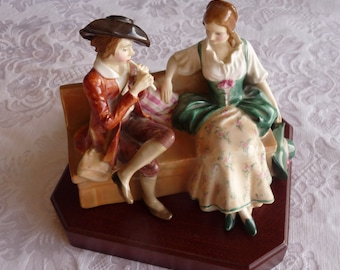Rare Royal Doulton, England 1930's "The Rustic Swain" Figurine by Designer Leslie Harradine HN1745..