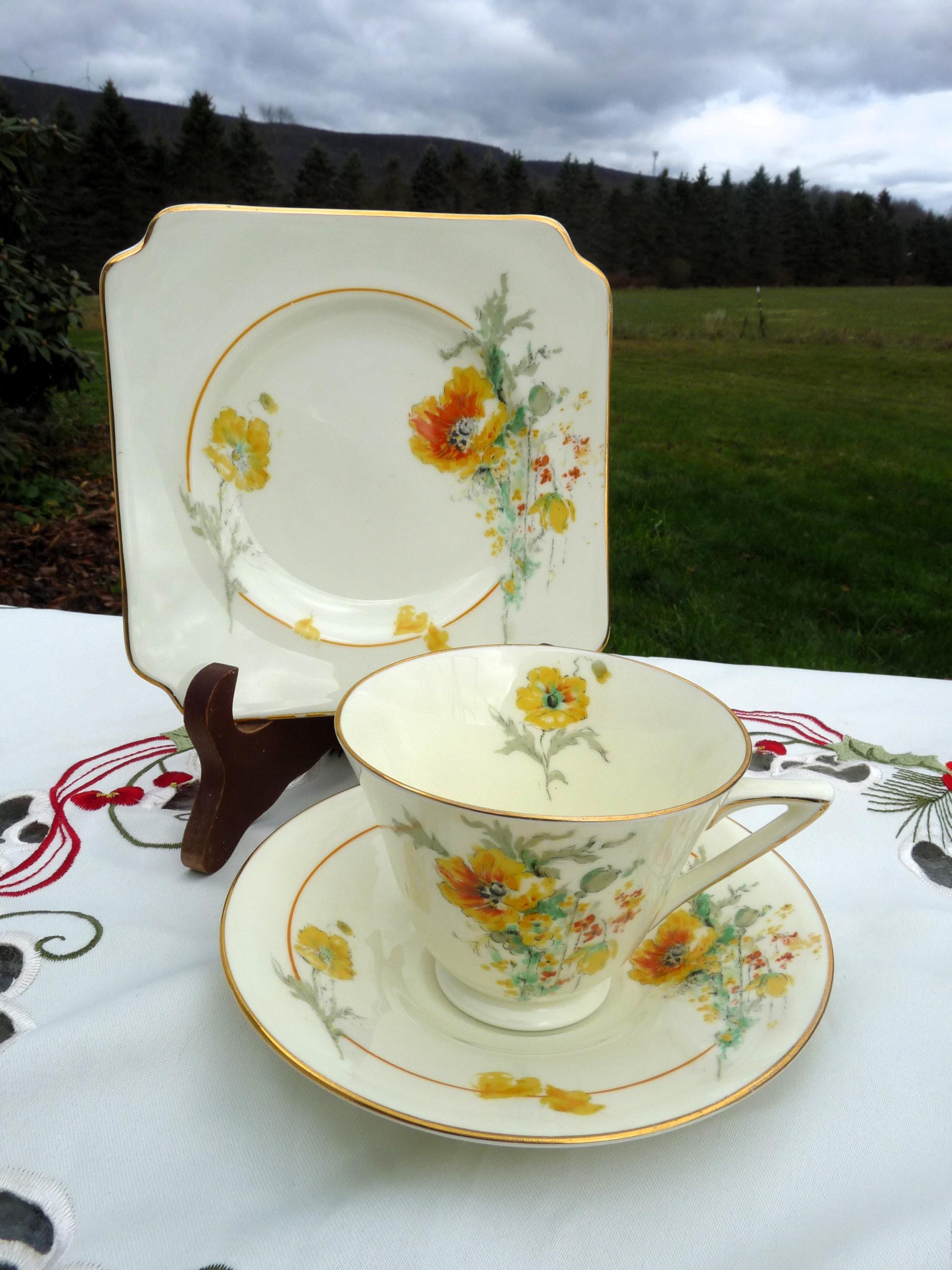 Vintage Royal Doulton Square Plates - Etsy