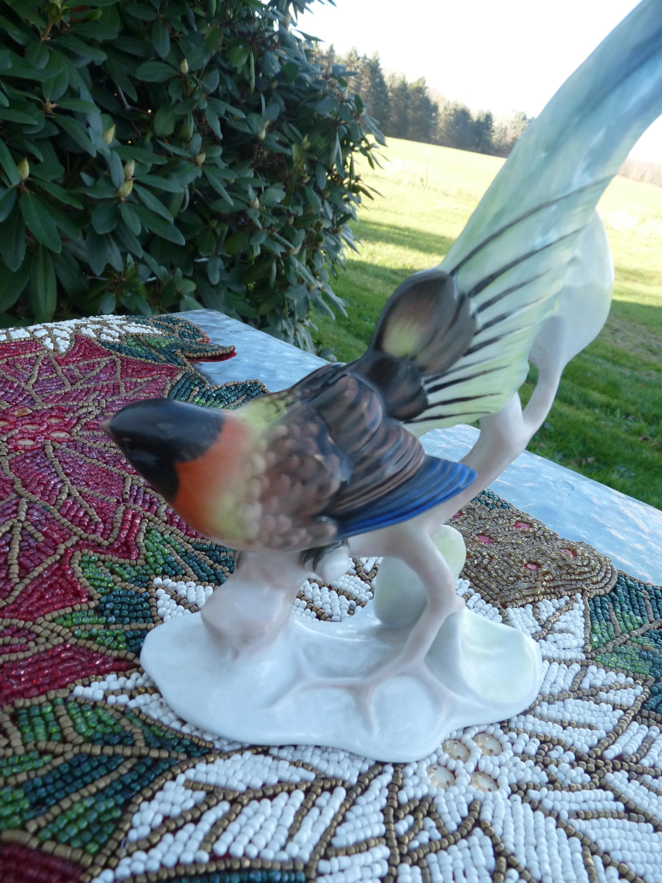ROSENTHAL, Germany - Large Bird of Paradise Porcelain Figurine