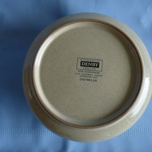 Denby-langley, England in the DAYBREAK Pattern Medium Vegetable BOWL ...