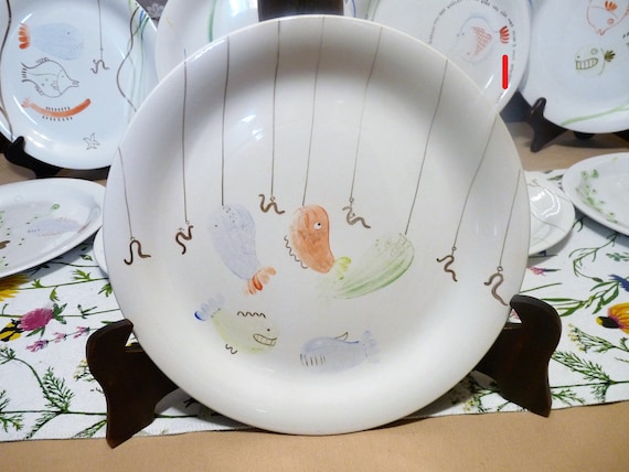 食器 Gustavsberg Fish plate  all color Gustavsberg Fish plate by Stig Lindberg