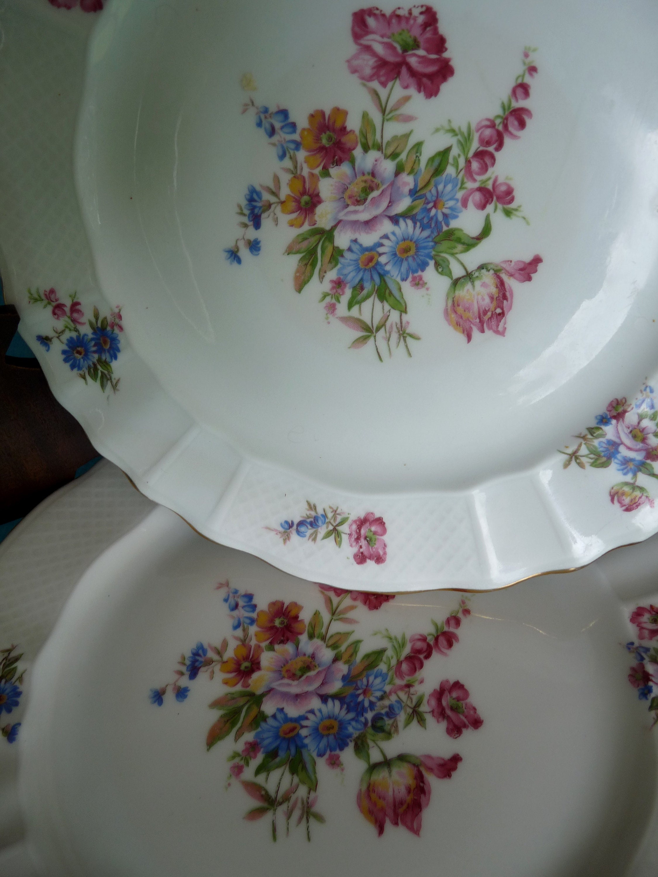 New Bernardaud Limoges France Antinea Vert Tea Cup Saucer Plate Set Porcelain s New Bernardaud Limoges France Antinea Vert Tea Cup Saucer Plate Set Porcelain s