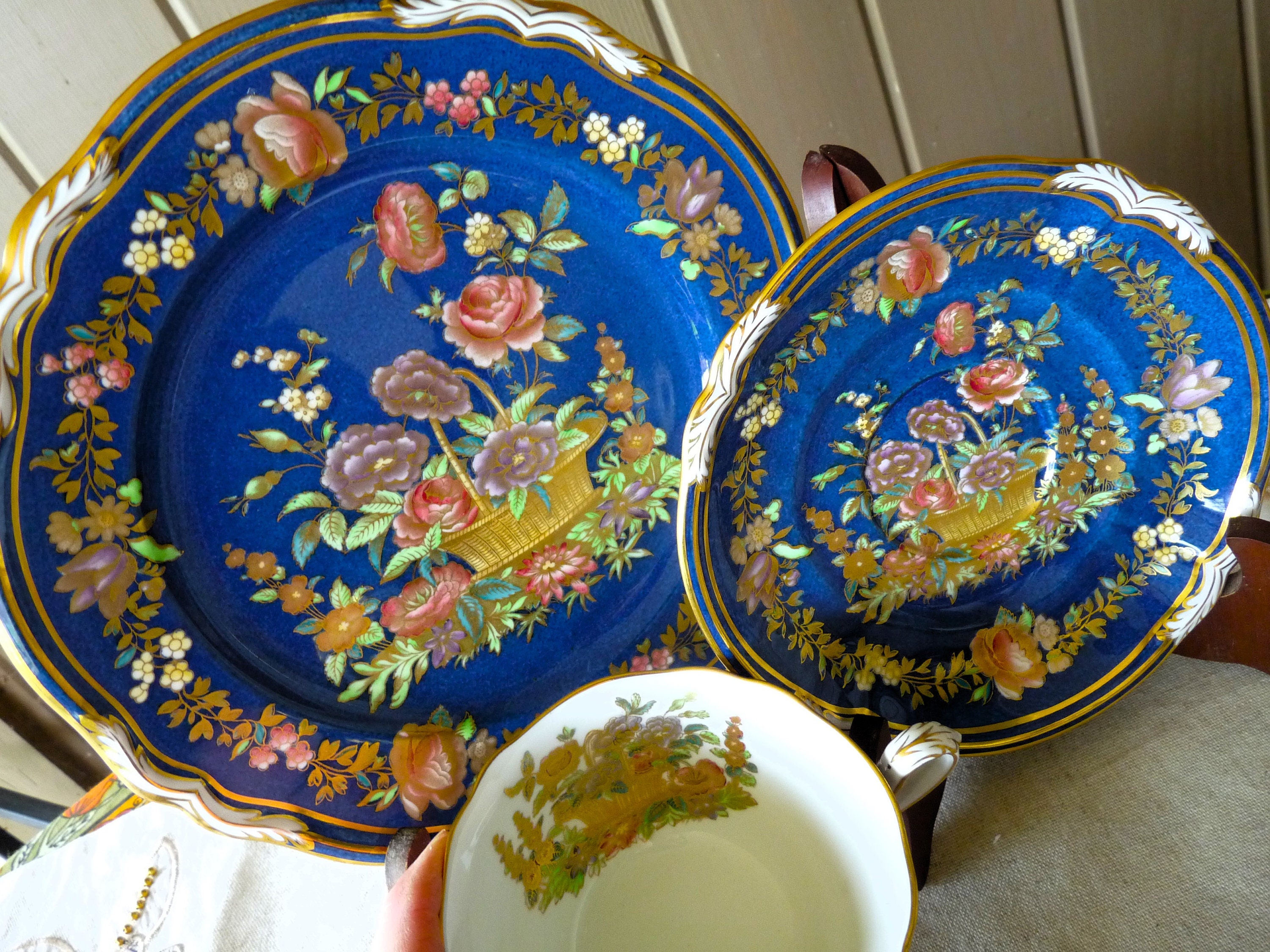 Copeland Spode, England for Tiffany Co. SET 6 Pastry Dessert 3pc