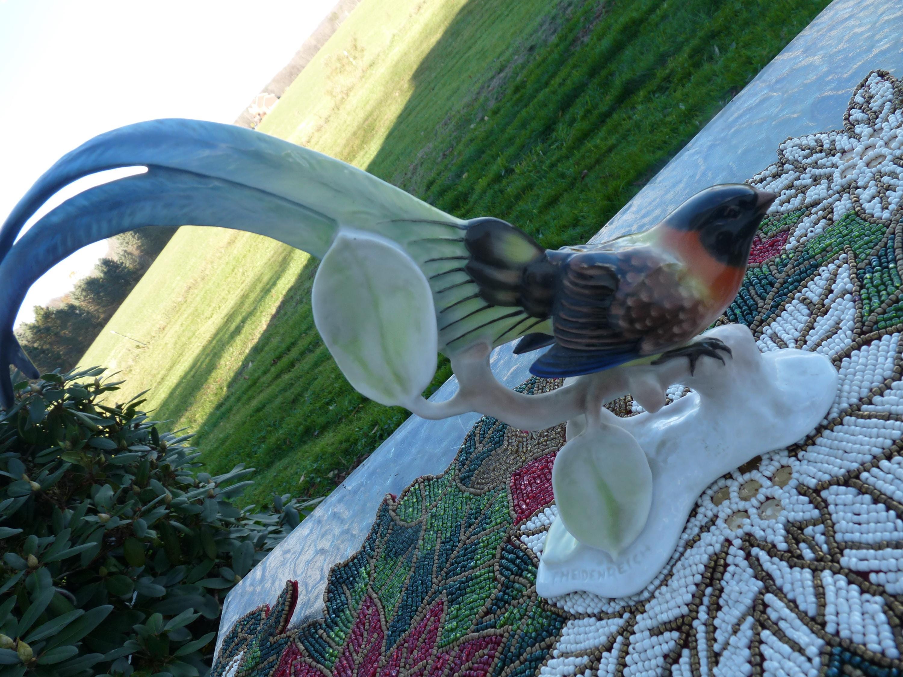 ROSENTHAL, Germany - Large Bird of Paradise Porcelain Figurine