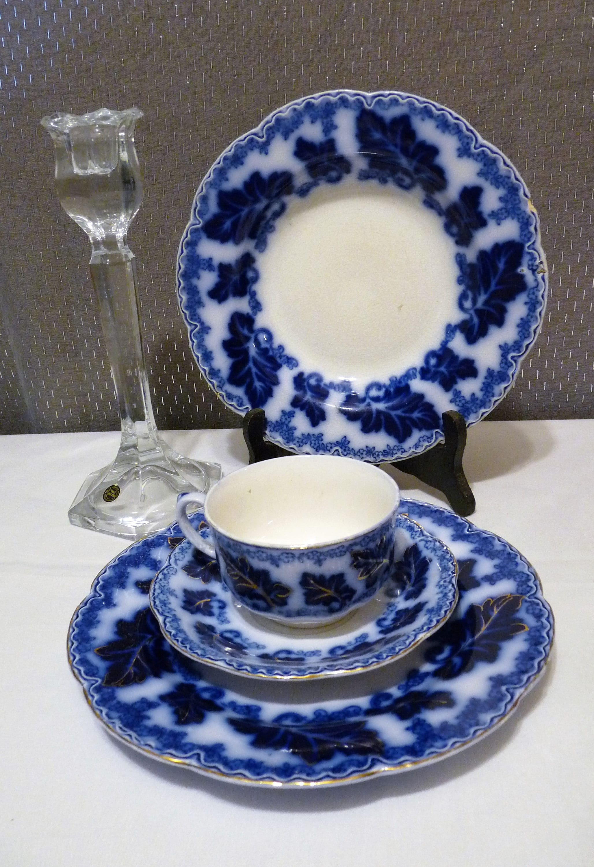 Johnson Brothers Blue Flow Plates - Etsy
