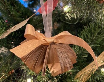 Carved Book Ornament