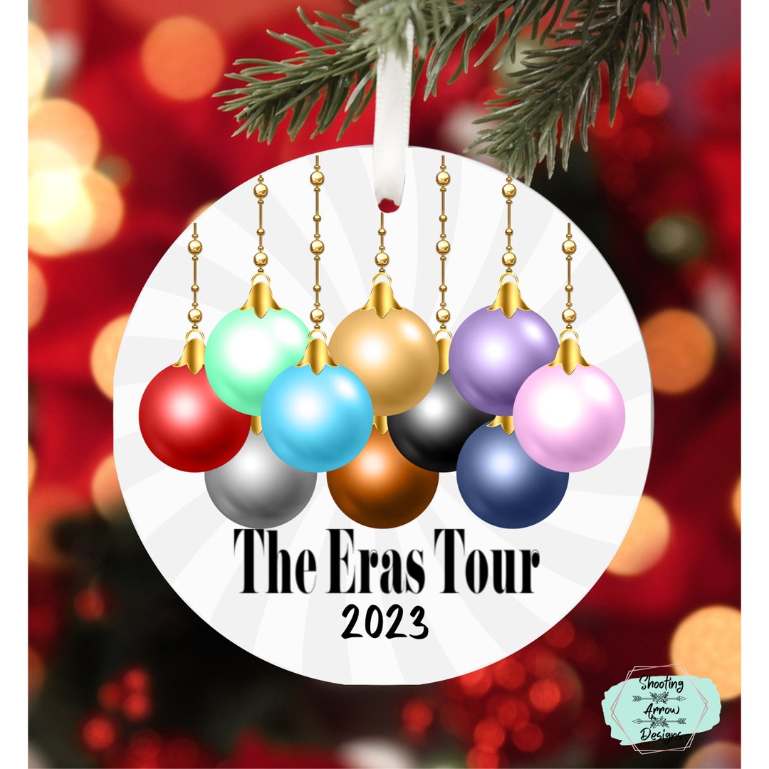 Taylor Swift The Eras Tour 2023 Swiftmas Swifties Gift Ceramic Christmas  Tree Decorations Ornament - teejeep