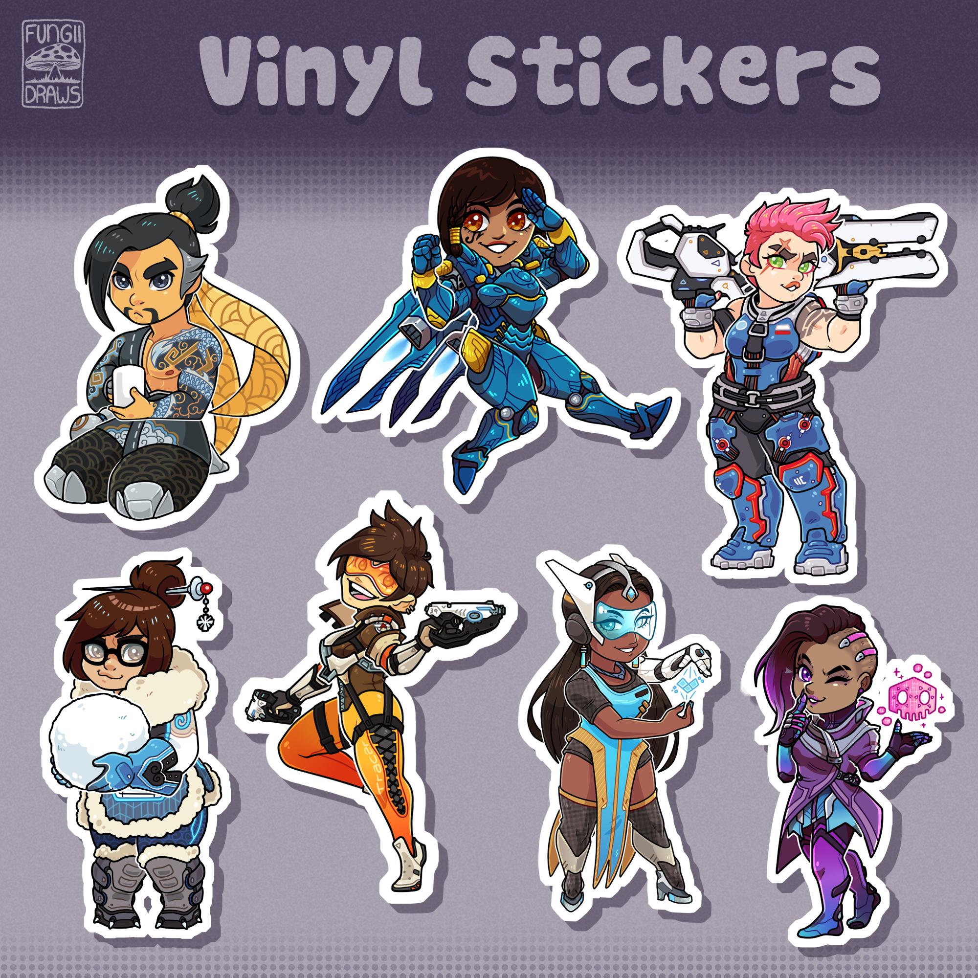 Overwatch Vinyl Stickers - Etsy