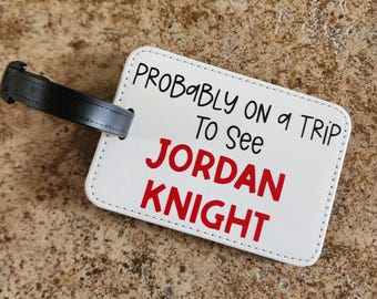 JORDAN KNIGHT Luggage tag! NKOTB