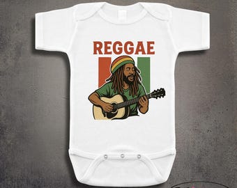Reggae Rasta Baby Onesie: Unisex Newborn Music Shower Gift